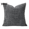 Smooth Zipper Pillow Cover Couch Throw Cover, Decorative Soft Cozy Chenille Case, Rustic Wrinkle-resistant Pillowcase Farmhouse Fall for Living