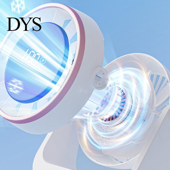 Desktop Airflow Fan for Kitchen Portable Fan, USB Rechargeable Personal Cooling with Adjustable Travel Airflow, Quiet Air Circulator Office Dormitory