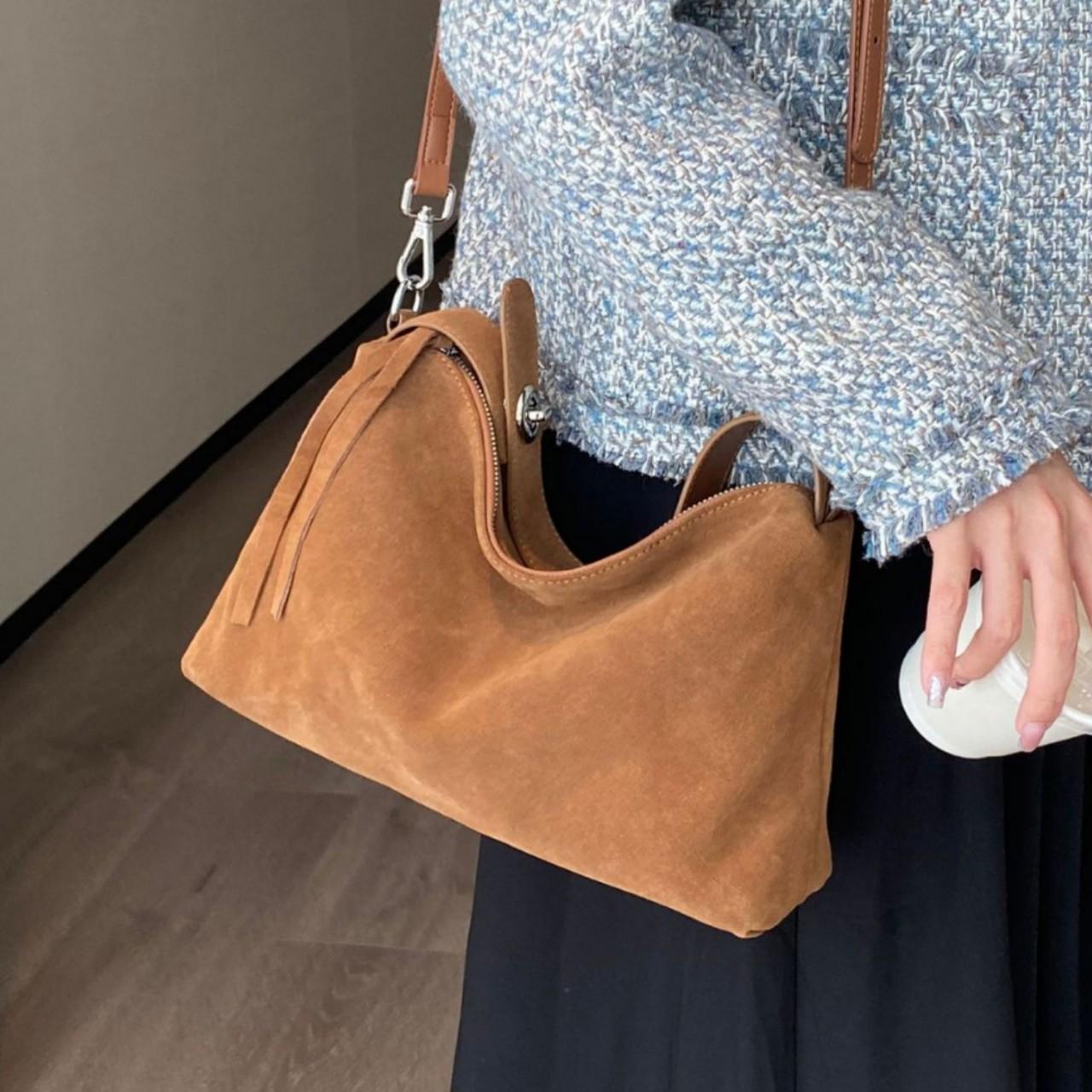 

Fashion Shoulder Crossbody Practical Bag темно-сірий