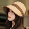 Fashion Autumn and Winter Color Matching Equestrian Hat Casual Windproof Basin Hat Autumn and Winter Warm Newsboy Hat