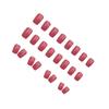 Aurora Flash Soft European Square Nails - Elegant Pure Color Whitening Series - Simple, Removable, and Wearable Manicure Nail Tips.