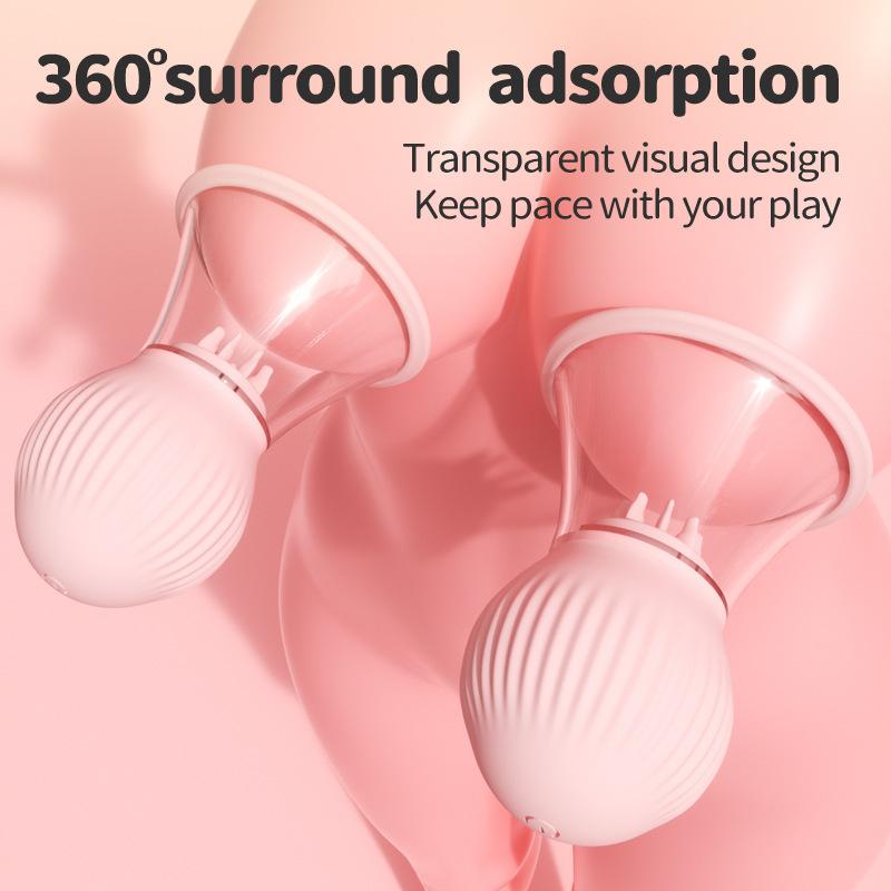 Nipple Sucker Sucking Stimulator With 360-Degree Rotation Mode Breast G-Spot Massager Adult Sex Toys Female Couple Breast Sucker