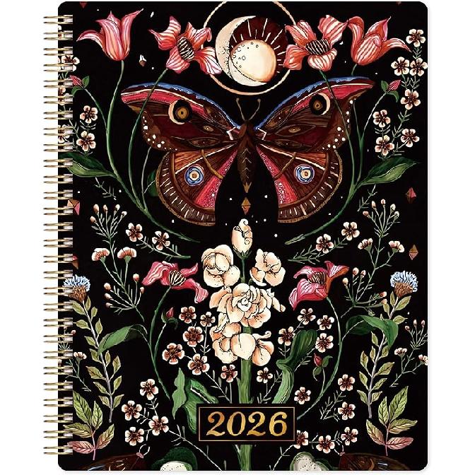 2026 Planner - Planner 2026, Weekly & Monthly Planner 2026, 8’’ × 10’’, January 2026 - December 2026, Holidays, Twin-Wire Binding, Perfect 2026 planner