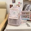 Schoolbag Korean version of the new transparent backpack schoolbag female college style high value ins style fashion large capacity student backpack