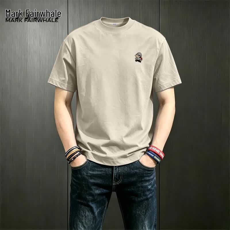 Mark Fairwhale Men's Heavyweight Pure Cotton Short Sleeve T-Shirt