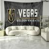 Vegas Golden Knights Wall Tapestry Aesthetic Wall Hanging Printed Fabric Blanket Decorative Tapestries for Bedroom Living Room Home Decor