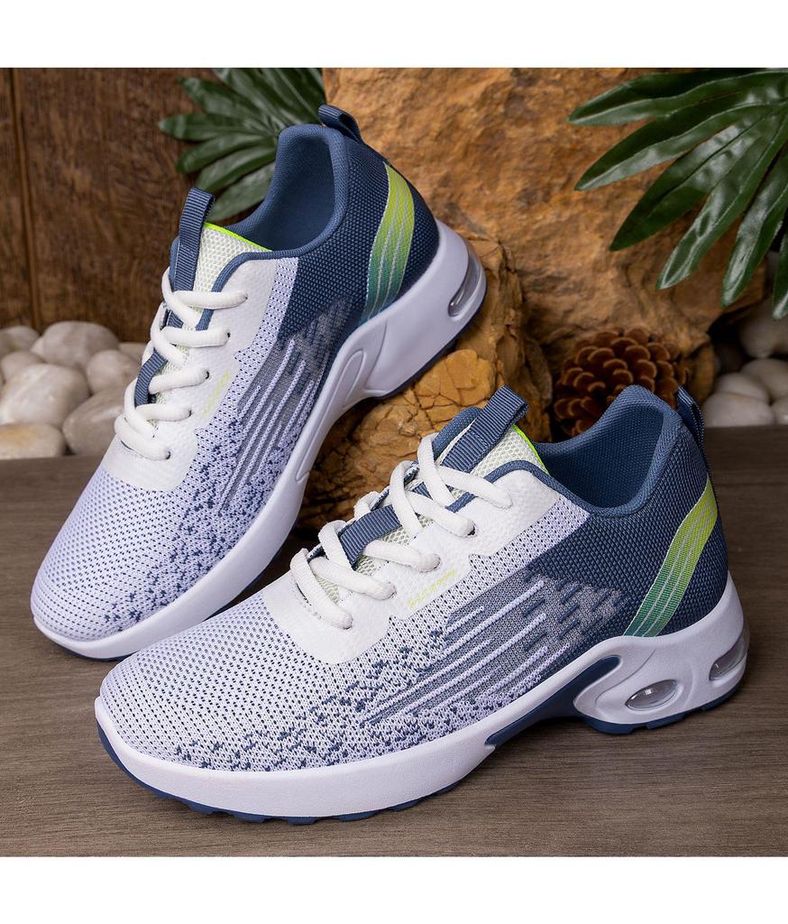 Women's Casual Korean Style Fly-Knit Running Shoes - Large Size
