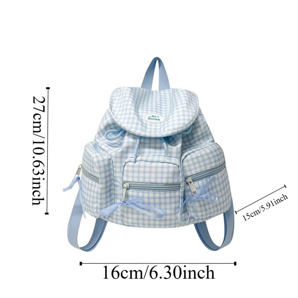 Sweet Women Daily School Bag Large Capacity Silver PU Daypack Korean Drawstring Backpack  Outdoor