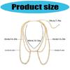 Women Adjustable Metal Body Chain For Casual Wear Formal Outfit And Cosplay Costumes