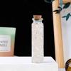 Natürliche Kristall Wunschflasche Heimdekoration Mineralchips Quarzstein Chakra Edelstein Glücksbringende Treibglasflasche Geburtstagsgeschenke