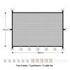 Foldable Cross-Border Pet Barrier: Portable Anti-Drill Cat Fence & Isolation Net