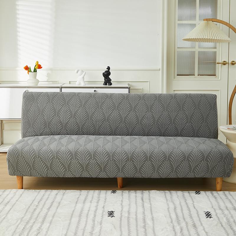 1 Pc New Jacquard Sofa Bed Cover Stretch Futon Cover For Living Room Dustproof Washable Slipcover Of Sofa Bed