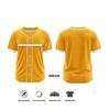 Maßgeschneiderte Baseball-Trikots mit durchgehendem Knopf Mehrfarbige Baseball-Kleidung T-Shirt Sublimationsdruck Teamname Logo Baseball-Uniformen WBQ10