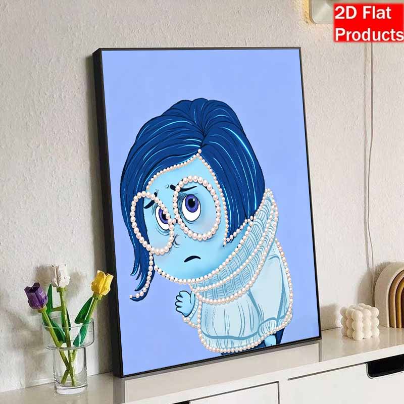 Disney DIY Pearl Painting Inside Out Tender and Melancholic Decorative Painting Creative Ornaments Friends Gifts Desktop Furnishings Home Decoration