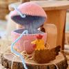 Easter Egg Ornament with Hidden Felt Animal Toy Handmade Lace-up Egg with Animal Inside Desktop Decoration Easter Holiday Party Favors
