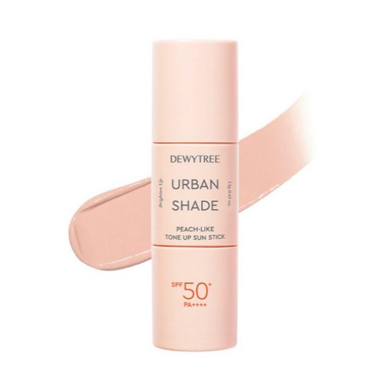DEWYTREE Urban Shade Peach Like Tone-Up Sun Stick SPF50+ PA++++ 13g K-Beauty Brightening UV Protection Stick