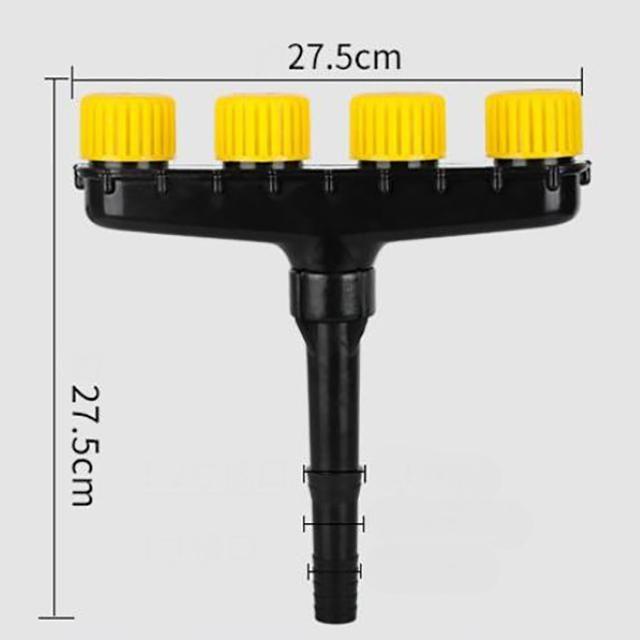 1PCS Horticultural Multi Head Spray Atomizing Nozzle, Porous Water Pipe Spray Watering Device, Household Vegetable Garden Watering Tool