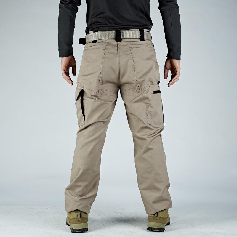 Men's Pants Pockets Work Trousers Casual Tactical Pants Outwear Straight Autumn Winter