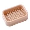 Creative Grid Soap Dish Thickened Double Layer Drain Soap Dish Bathroom Laundry Soap Rack Storage Rack