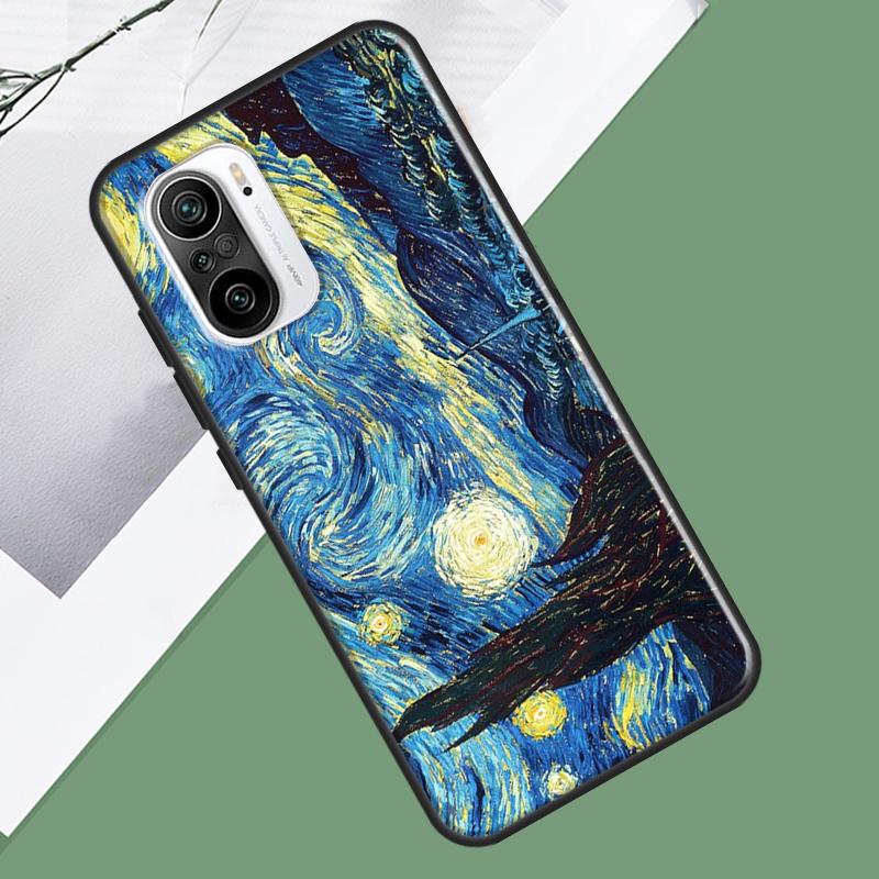 Van Gogh Art Oil Painting Case For Xiaomi 15 13 14 Ultra 13T 14T 15T Pro 17 Pro Max POCO F7 F5 F6 X5 X6 X7 Pro Cover