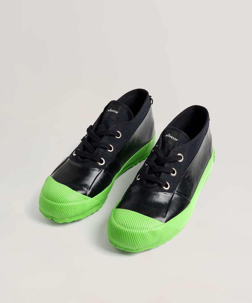 Novesta Rubber Low Sneakers Black/Green