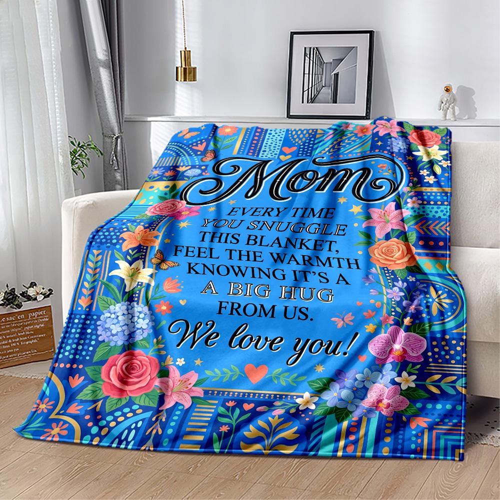 Best Mom World Blanket Soft Warm Cozy Great for Livingroom Office Chair Chair Four Seasons Multipurpose Stylish Decor Gifts For Family Or Friends