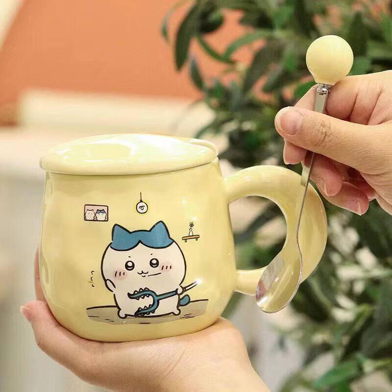 Chiikawa Usagi Ceramic Mug with Coaster