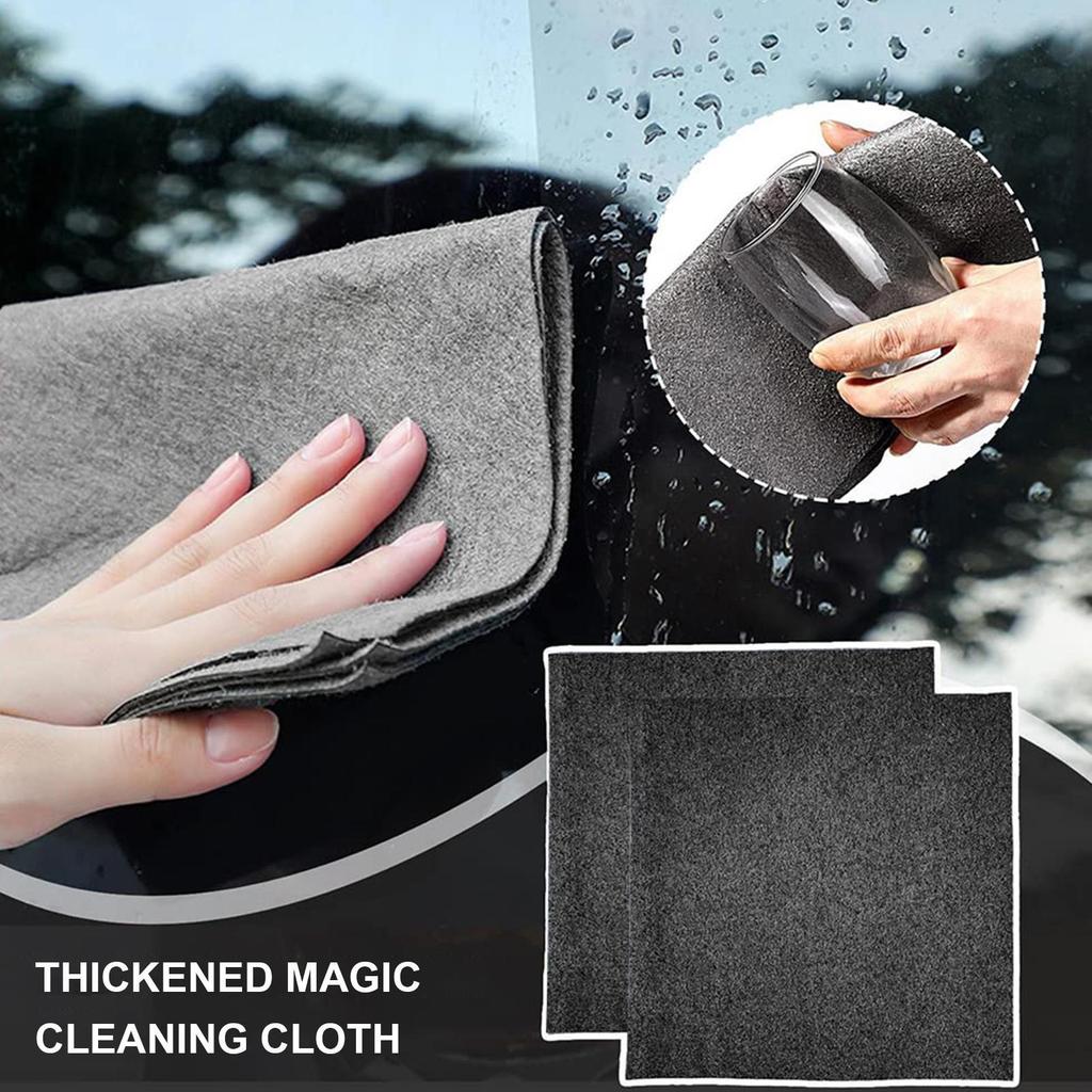 5PCS Microfiber Towels Countertop Cleaner Absorbent Glass Cleaning Cloth For Lens Mirror Window Windshield Bathroom Kitchen