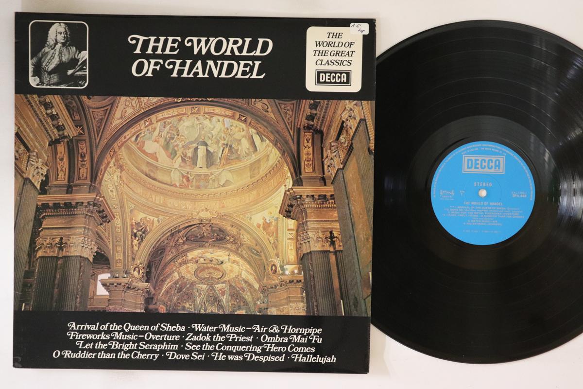 

LP Record VARIOUS World Of Handel SPA448 DECCA 1976 UK Classical Used