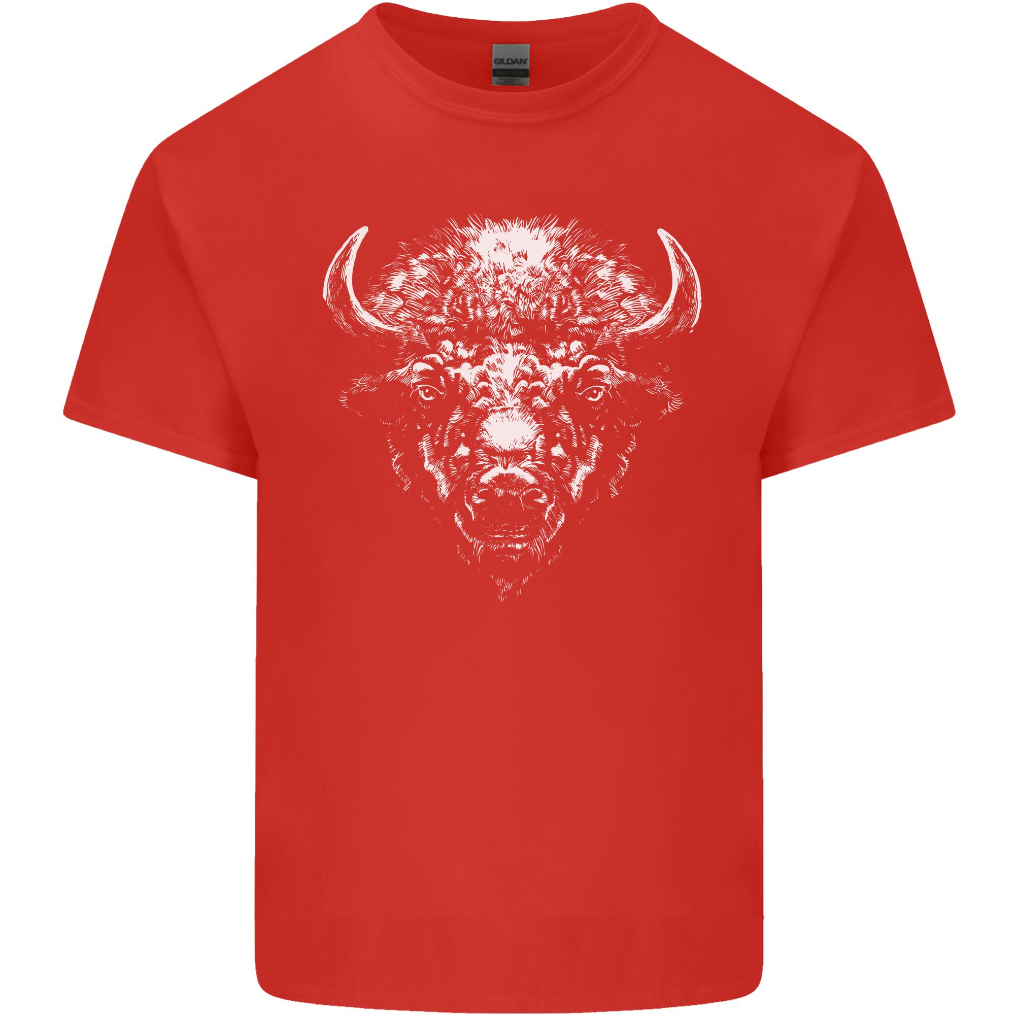 A Buffalo Head Unisexs Light Cotton TShirt S