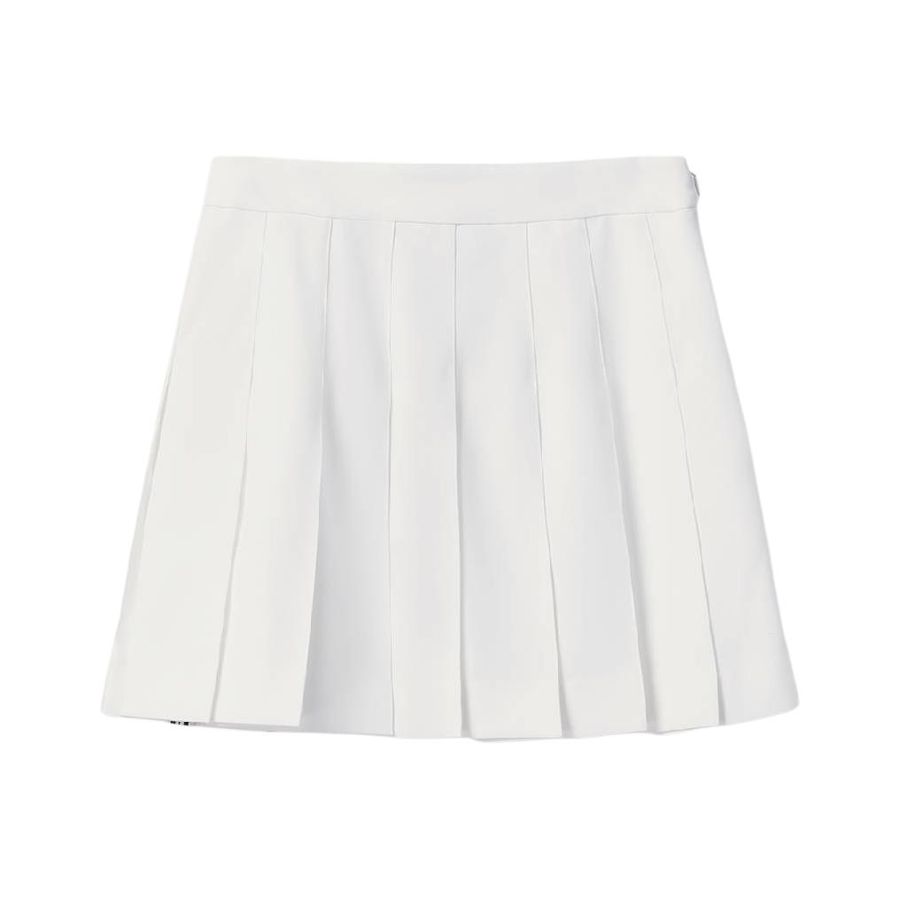 Fila Heritage Brand Logo Fashion Versatile Woven Casual Skirt Women Skirts F11W548304F-WT