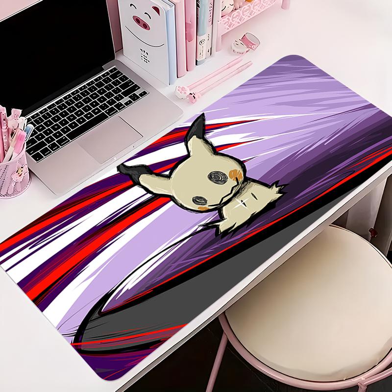 Mouse Pad Gamer XXL Custom Mouse Mat PpokemonS Mmimikyu Desk Mat Table of Office Carpet Gamer Natural Rubber Mice Pad Mousepad 30x80x0.2cm