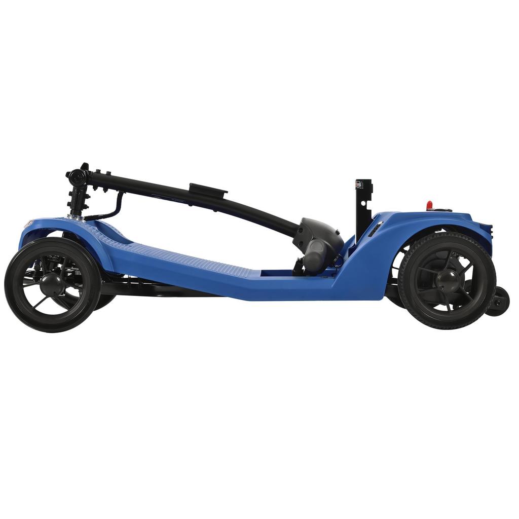 SWEETRICH S2 foldable mobility scooter,250W motor,12Ah lead-acid battery,6km/h,maximum range of 15km, maximum load capacity of 150kg.