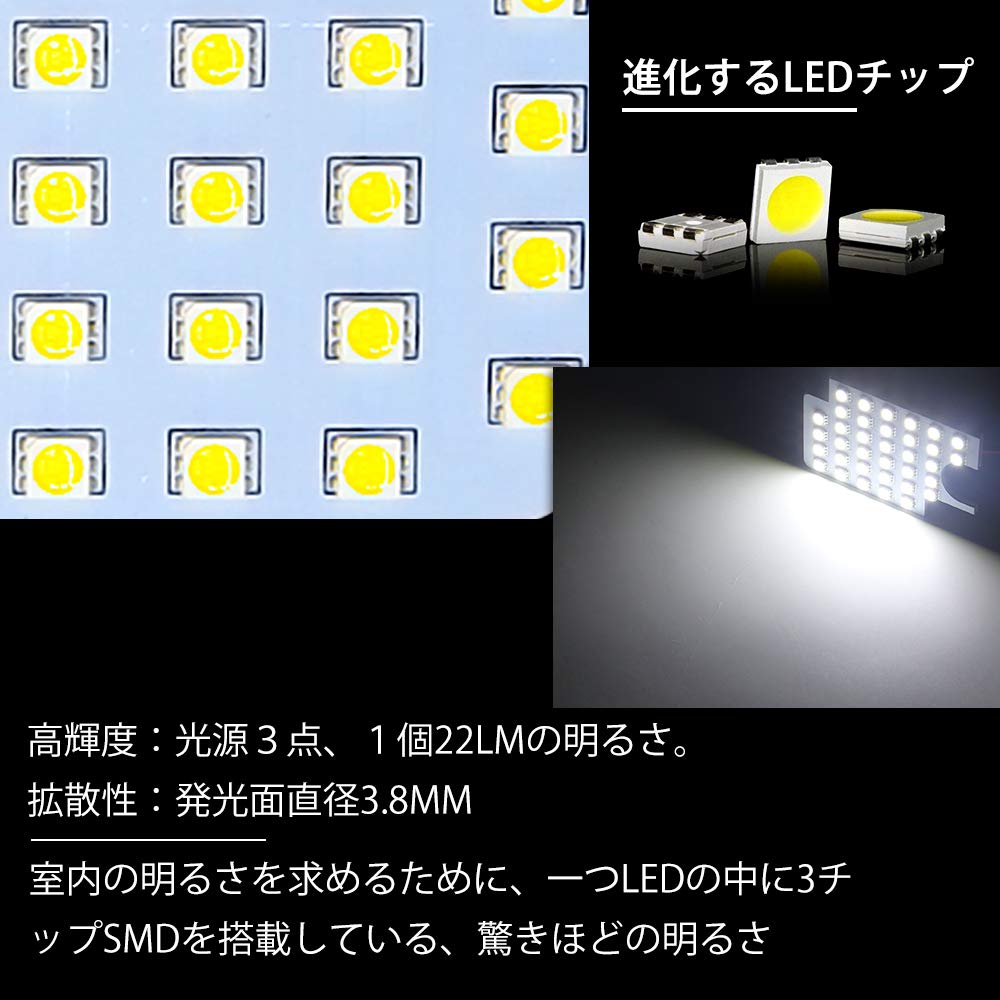 OPPLIGHT 200 Series Hiace DX LED Room Lamp, 200 Series Hiace/Regius Ace 4/5/6/7 Type