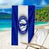 Deportivo FC Bedrucktes Strandtuch, Superweiche Mikrofaser, Perfektes Geschenk Geburtstag, für Pool, Strand, Reisen, für Familie und Freunde