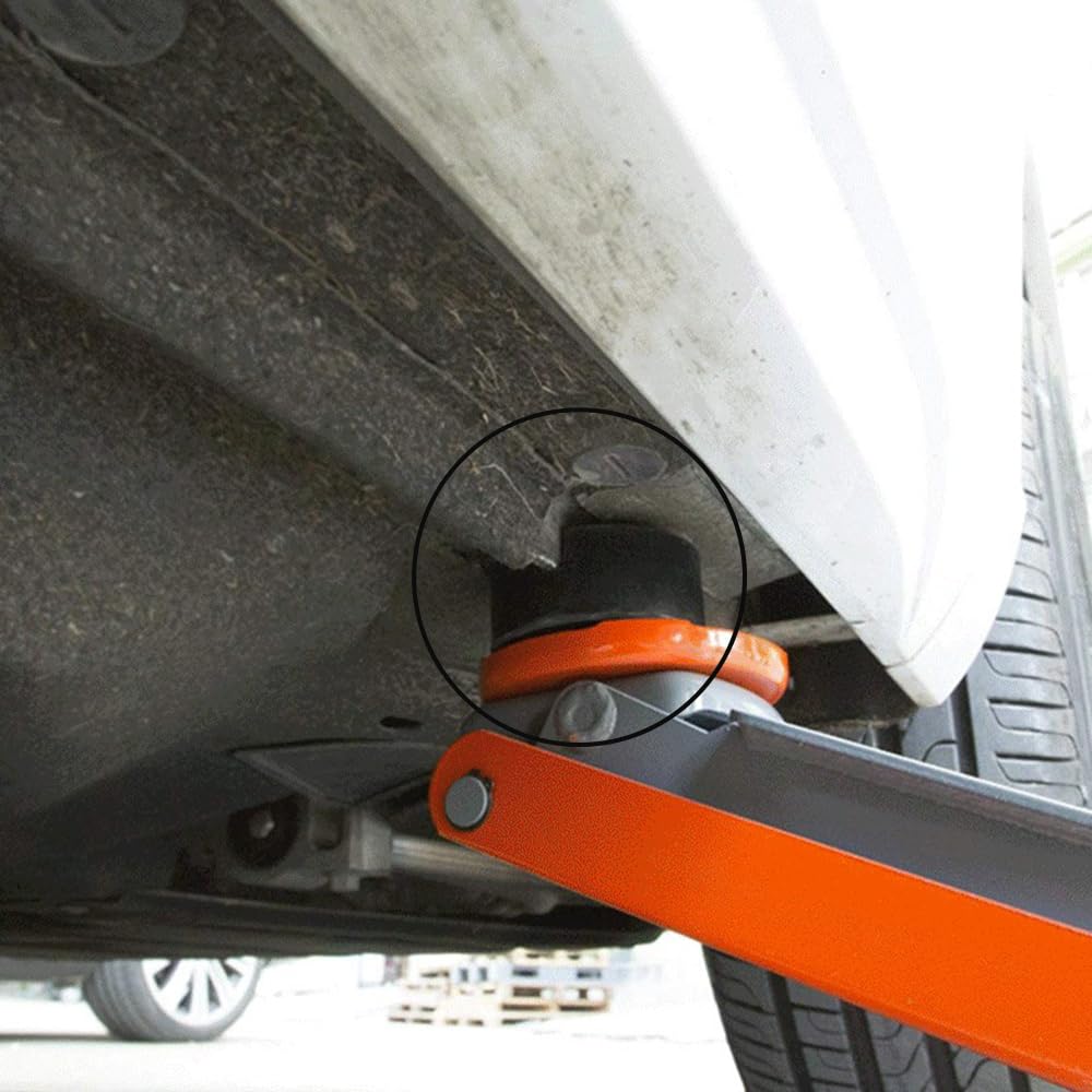 LOYELEY Almohadilla de Gato 12.5*2.6cm Almohadilla de Goma para Gato Súper Resistente Adaptador para Levantar Gato Accesorio Universal para Gato