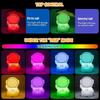 Astronaut Silicone Night Lamp for Kids | RGB Color-Changing LED Bedside Light with Touch Control & 8 Lighting Modes | Rechargeable Nursery Lamp