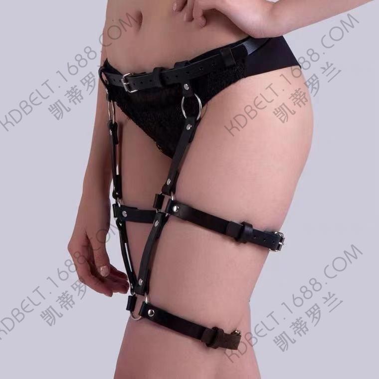 Sexy Belt Thigh Belt Body Chain Sexy Seduction Leather Body Bundle Bondage Belt Nightclub