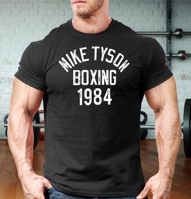 Mike Tyson T Shirt Gym Motivation Workout Training MMA Boxing Bodybuilding Top