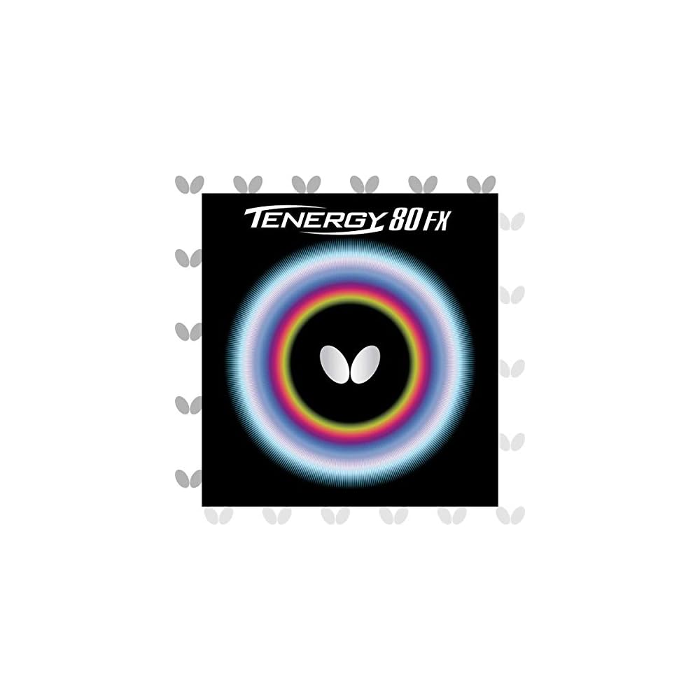 Butterfly Tenazi 80 FX Black Table Tennis Rubber 2.1mm Thickness