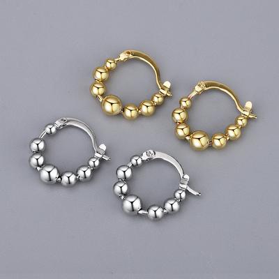 The Cold Wind Will Move The Light Bead Ear Buckle, Women's Small Fresh Literary Ins Hipster Simple and Exquisite Ear Jewelry