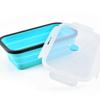 Multifunctional Bento Box Silicone Collapsible Lunch Box Food Storage Container   Microwavable Portable Picnic Camping Outdoor