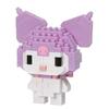 Kawada nanoblock Sanrio Characters Kuromi Ages 12 and 160-Piece Set, Up, NBCC_179