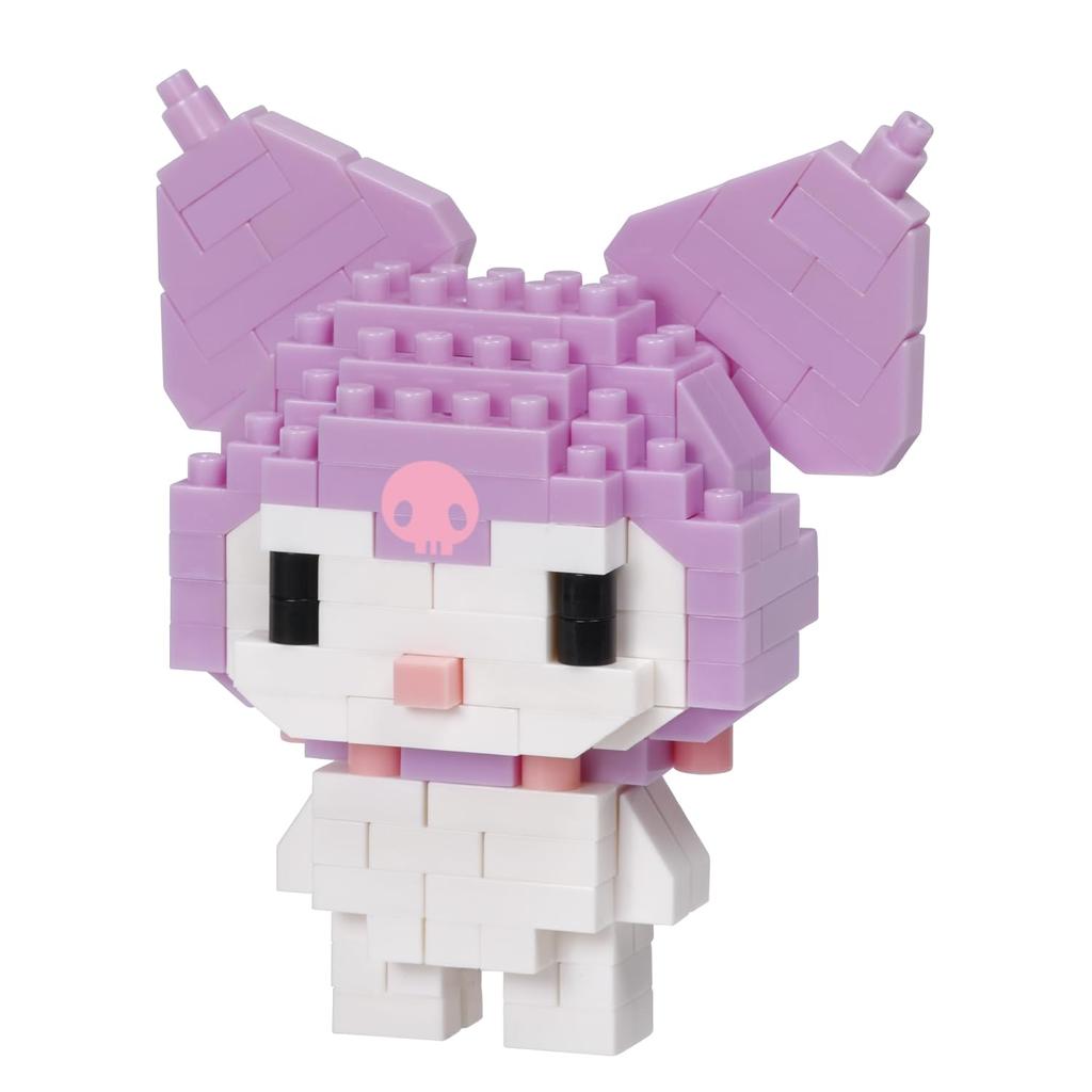 Kawada nanoblock Sanrio Characters Kuromi Ages 12 and 160-Piece Set, Up, NBCC_179