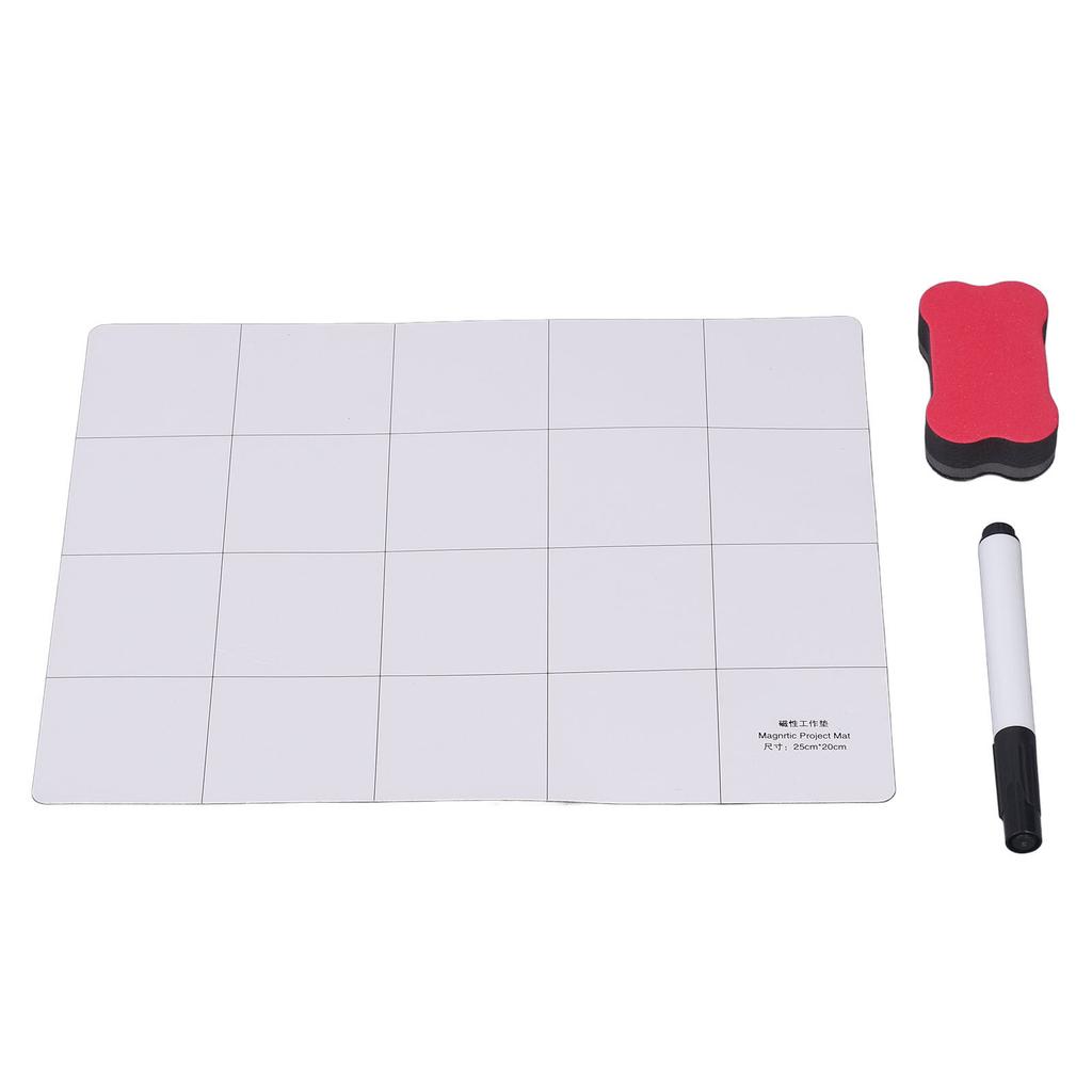 Maintenance Pad Professional Rewritable Magnetic Mat with Pen Eraser for Phone Maintenance