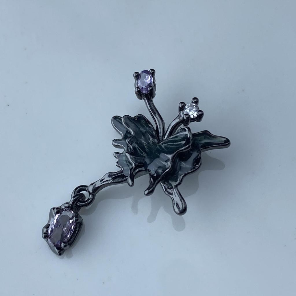 Zirkonfarbene Schmetterlings-Abstandshalterperlen für DIY-Schmuck