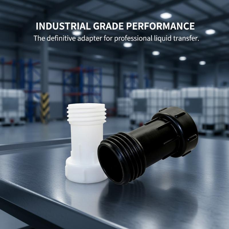 S60 To S60 IBC Tank Connector Extension Hose Leakproof 2 Inch Plastic Adapter for Industrial Storage Tanks