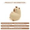 Silicone Cute Cartoon Capybara Night Light USB Rechargeable Timing Dimming Sleep Night Lamp For Children's Room Decor Bedside