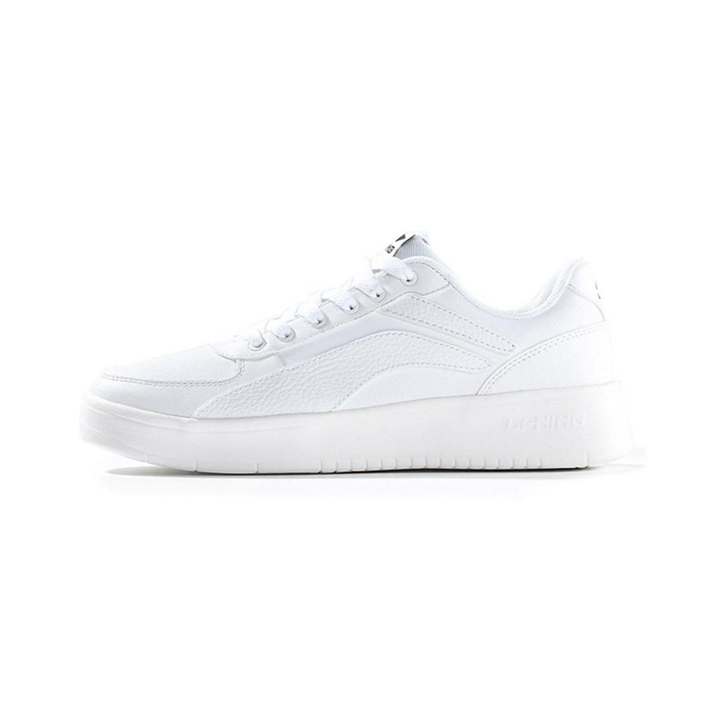 Li Ning Tianji Slip Resistant Abrasion Resistant Low top Skateboard Shoes Men's Black White AGCP335-7(Team147-)