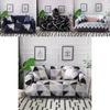 Luxurious Stretchable Slipcover With Geometric Design For 1-4 Seater Sofas Perfect Fit